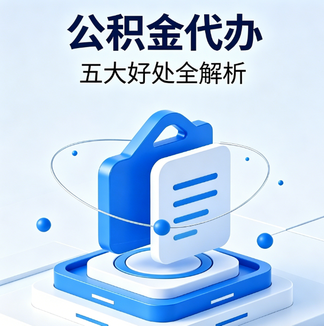 涪陵公积金代办到底值不值？这5大好处让你少走弯路